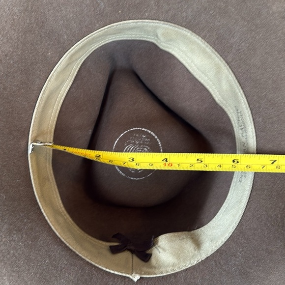 Dorfman Pacific Wool Felt Crushable Outback Hat Size Small - Picture 11 of 11